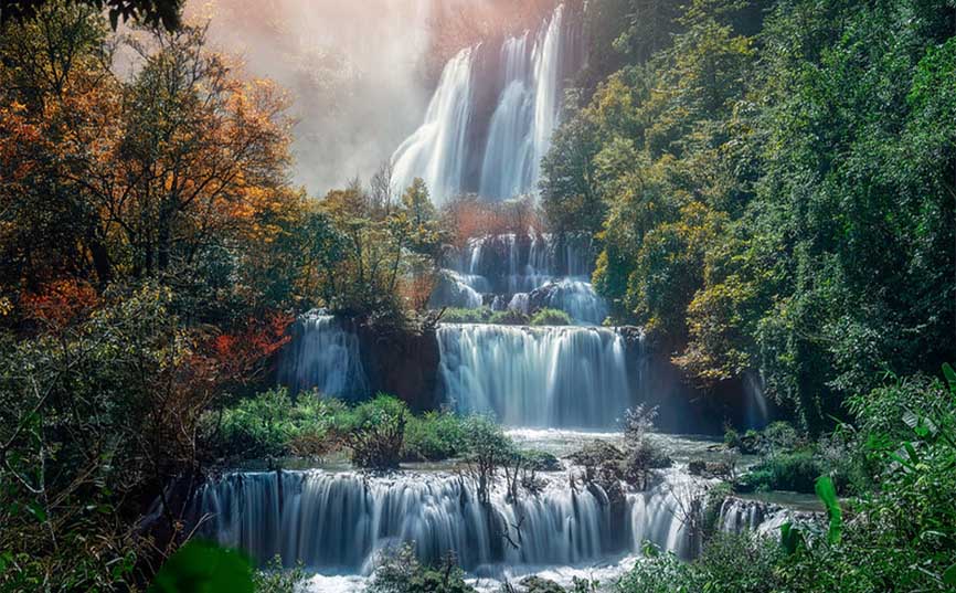thi lo su thailand waterfall