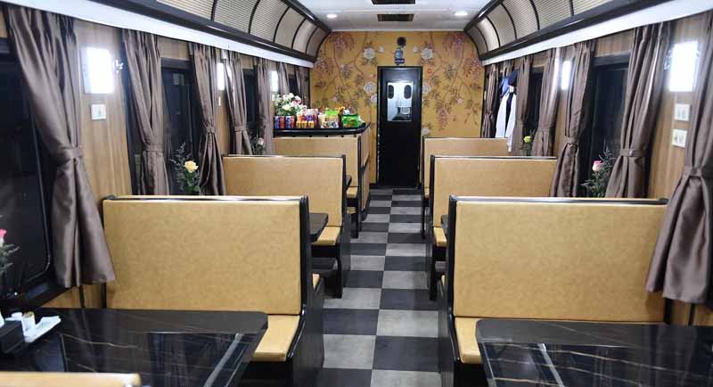 Dining Car on Hanoi - Da Nang Train