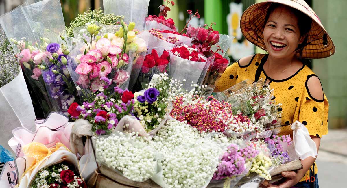 Hanoi streets are markets