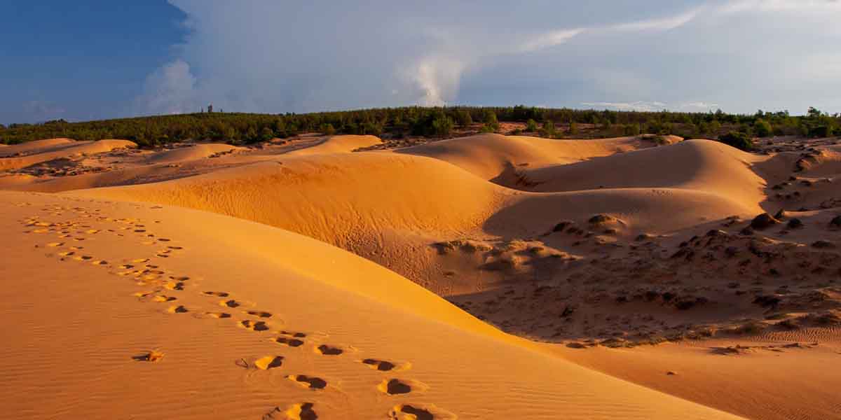 White & Red Sand Dunes